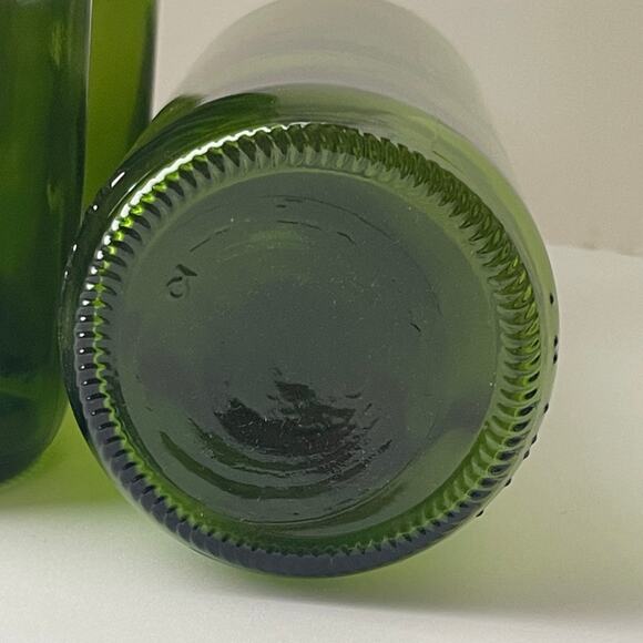 3PCS Vintage Green Glass Champagne Wine Bottles 750 ml - Picture 5 of 5